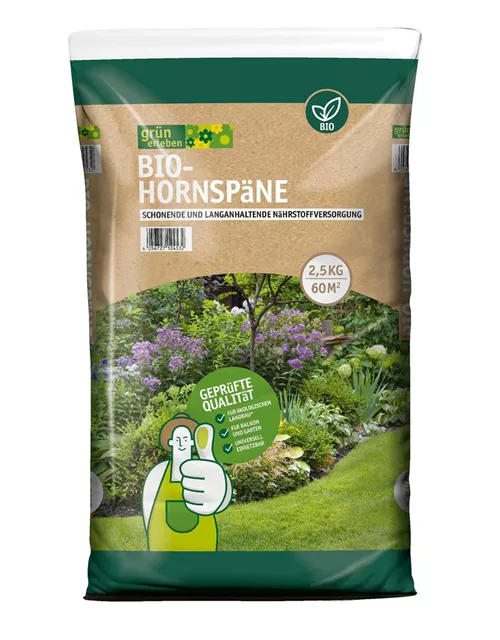 GE Bio Hornspäne 5kg Berghausener Blumentopf