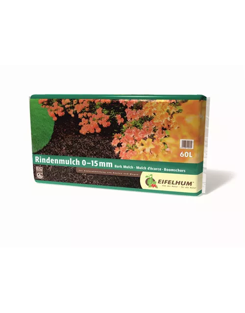 Eifelhum Rindenmulch 0/15 60l 